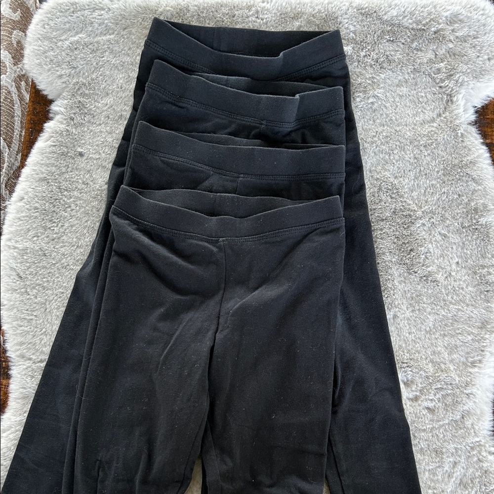 4 Amazon Essentials Black High-Rise Leggings